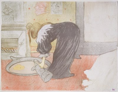 Woman at the Tub, 1896 by Henri de Toulouse Lautrec